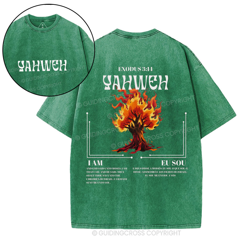 YAHWEH Christian Washed T-Shirt