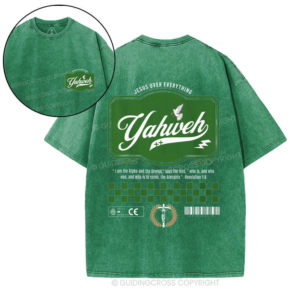 YAHWEH Christian Washed T-Shirt