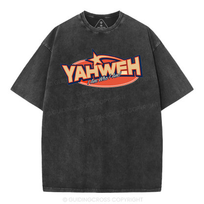 YAHWEH I Am Who I Am Christian Washed T-Shirt