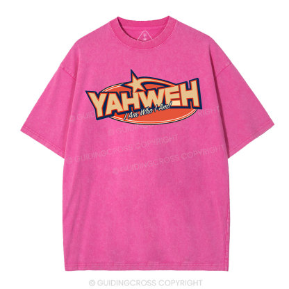YAHWEH I Am Who I Am Christian Washed T-Shirt