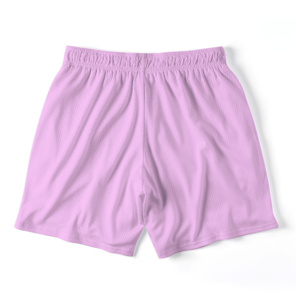 YAHWEH Pink Christian Mesh Shorts