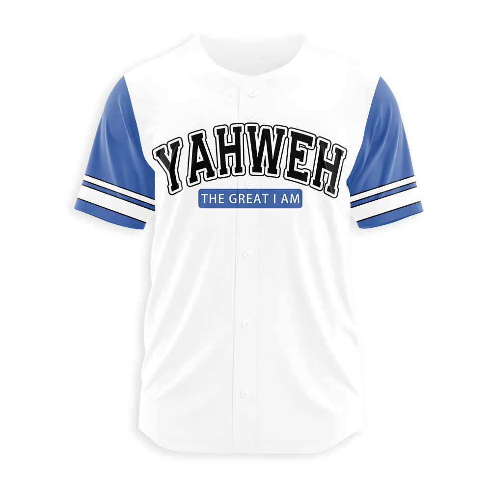 YAHWEH The Great I Am Christian Baseball Jersey