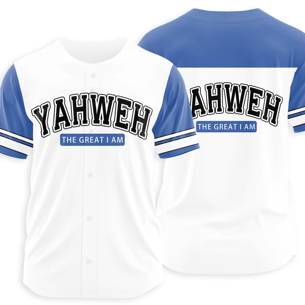 YAHWEH The Great I Am Christian Baseball Jersey