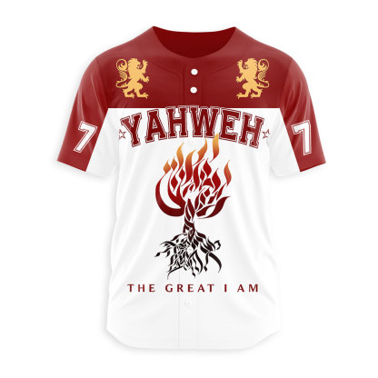 YAHWEH The Great I Am Christian Baseball Jersey