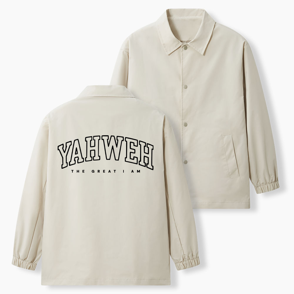 YAHWEH The Great I Am Christian Coach Jacket