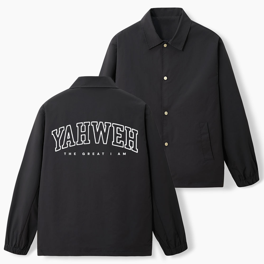 YAHWEH The Great I Am Christian Coach Jacket