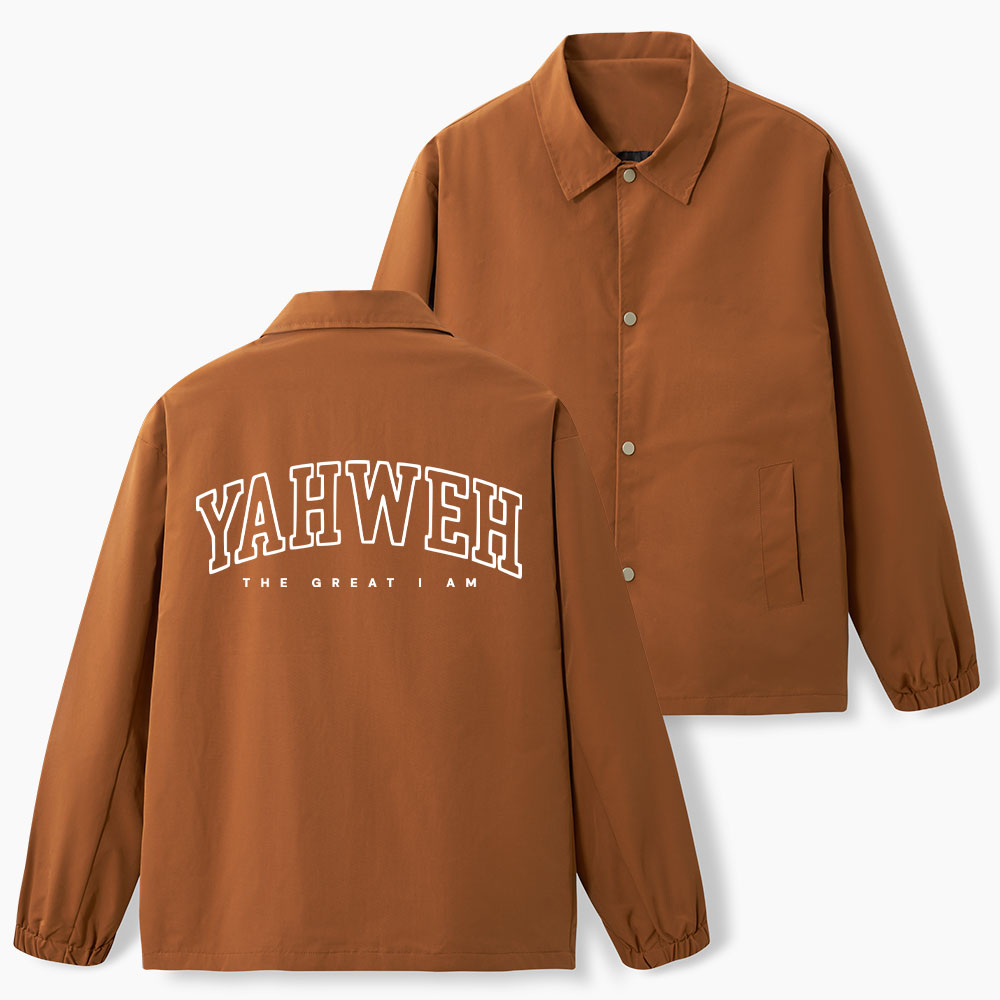 YAHWEH The Great I Am Christian Coach Jacket