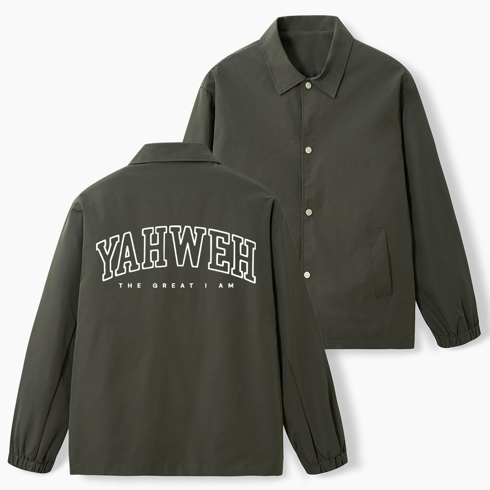 YAHWEH The Great I Am Christian Coach Jacket