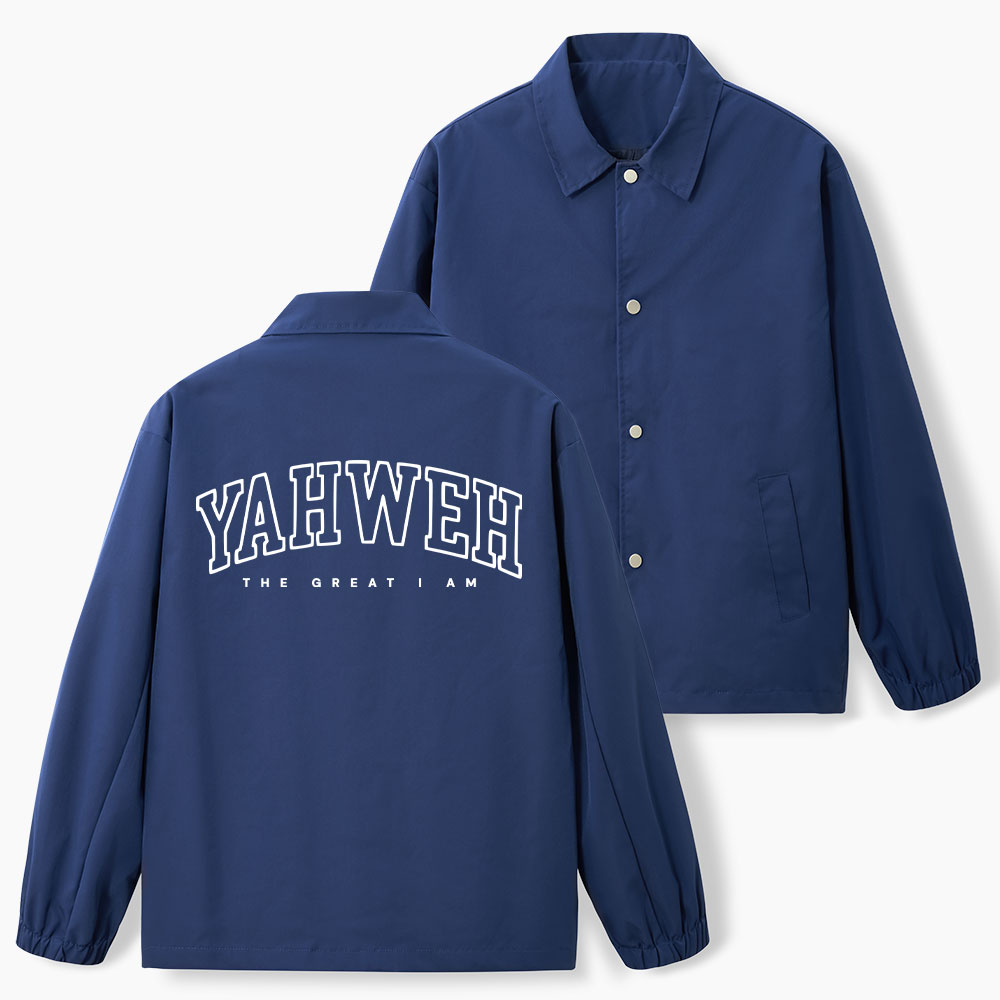 YAHWEH The Great I Am Christian Coach Jacket