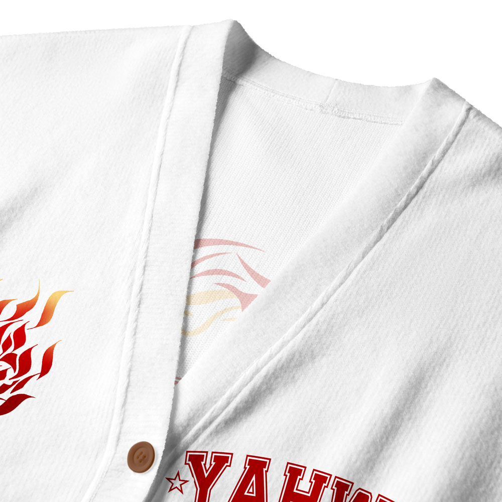 YAHWEH The Great I Am Furry Christian Lightweight Cardigan