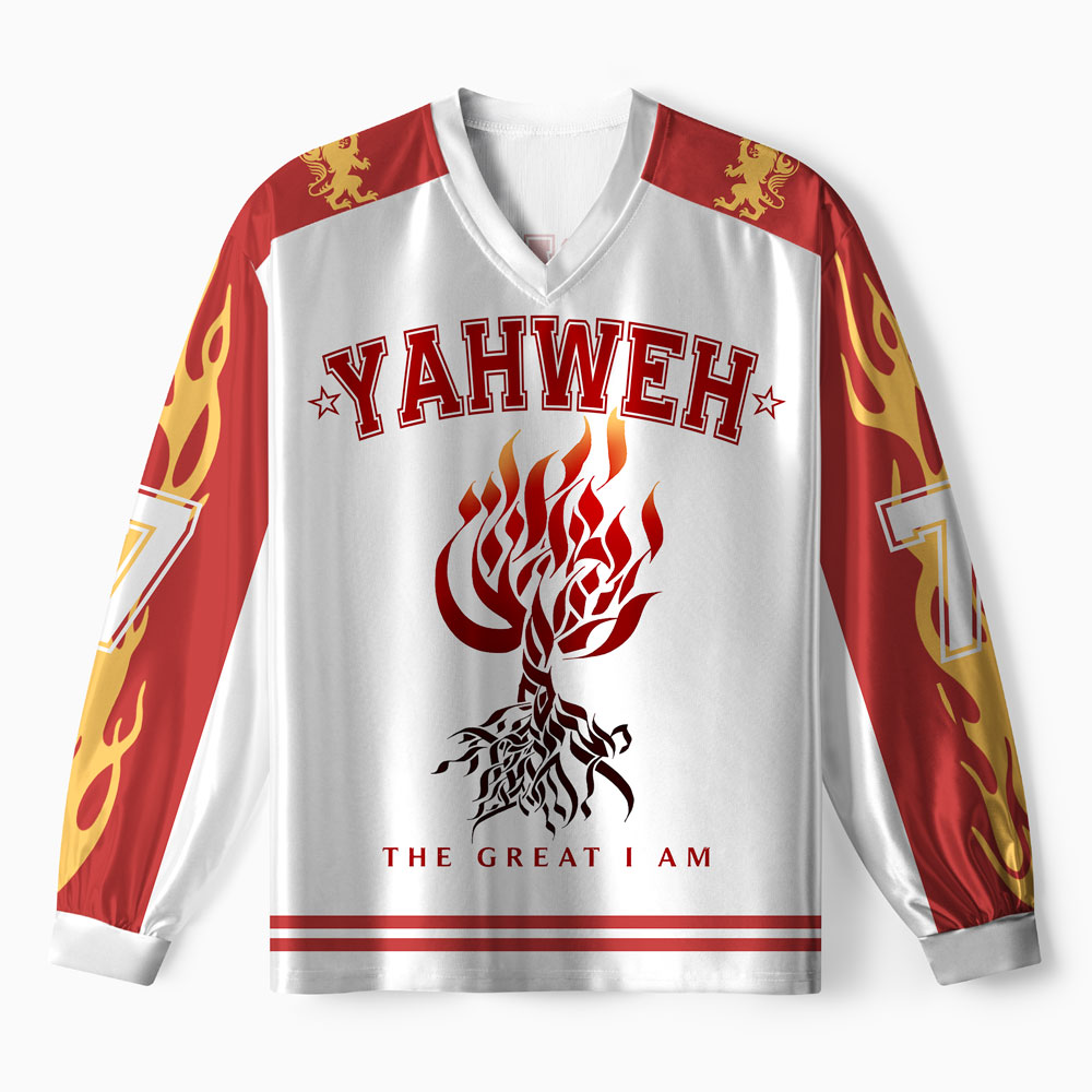YAHWEH The Great I Am Christian Long Sleeve Jersey