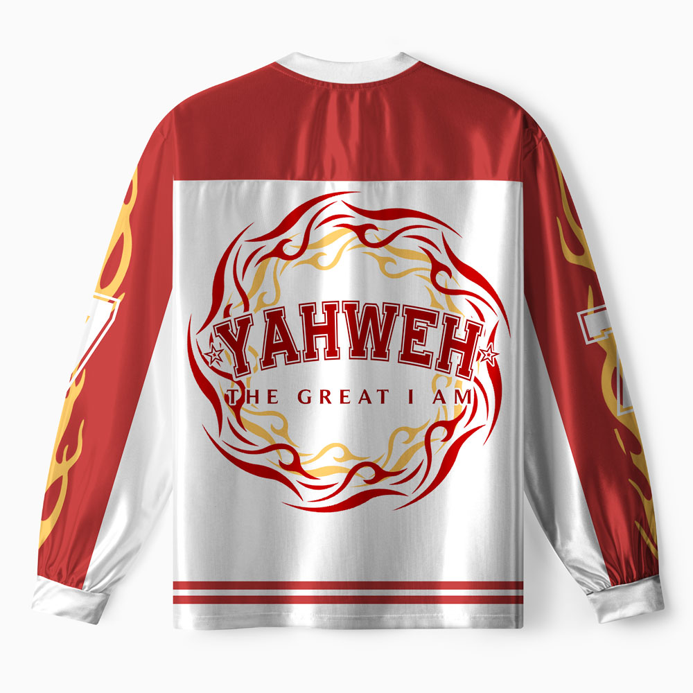YAHWEH The Great I Am Christian Long Sleeve Jersey