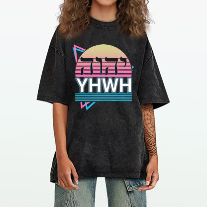 YAWH Christian Washed T-Shirt