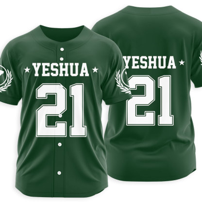 YESHAU 21 Christian Baseball Jersey
