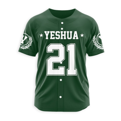 YESHAU 21 Christian Baseball Jersey