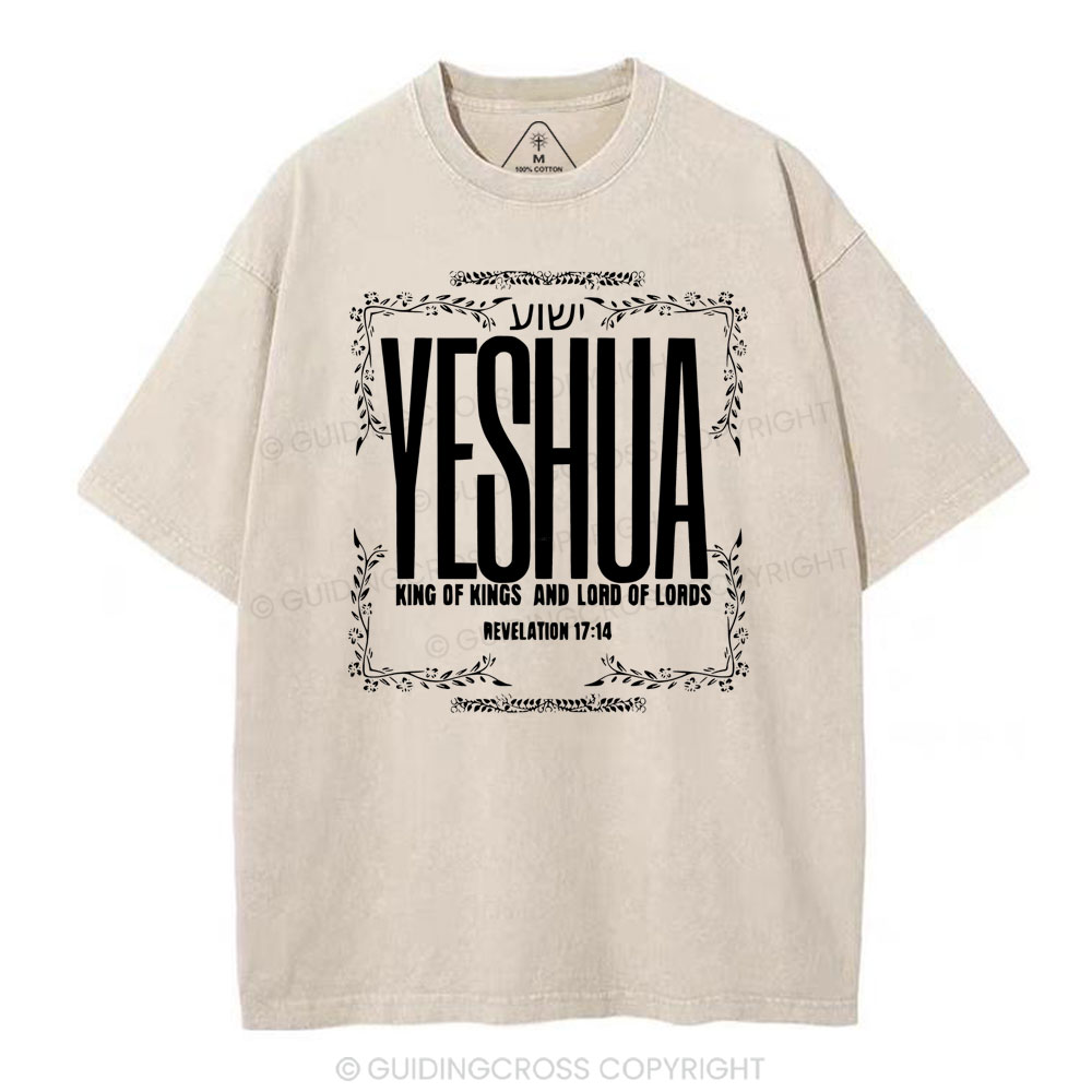 YESHAU Christian Washed T-Shirt
