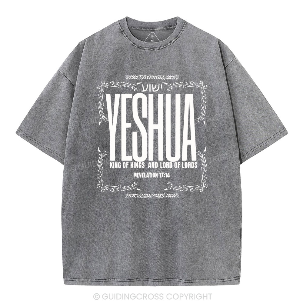 YESHAU Christian Washed T-Shirt