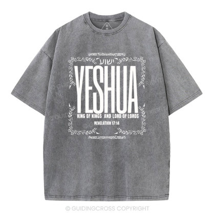 YESHAU Christian Washed T-Shirt