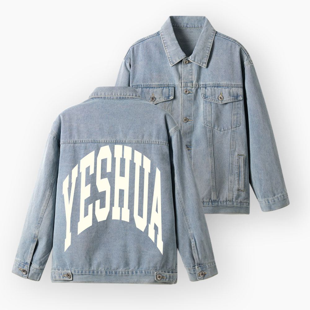 YESHUA Christian Denim Jacket