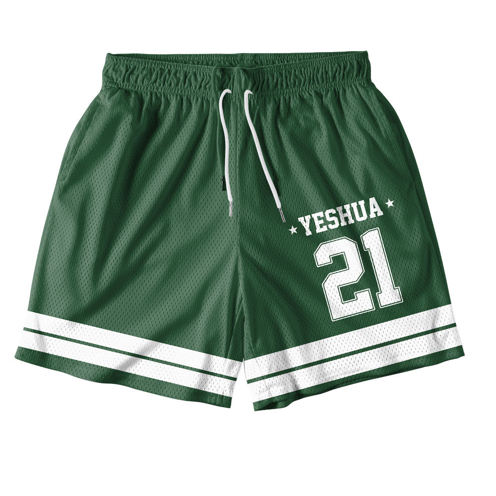YESHUA Christian Mesh Shorts