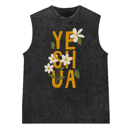 YESHUA Christian Washed Sleeveless Tee
