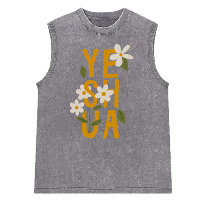 YESHUA Christian Washed Sleeveless Tee
