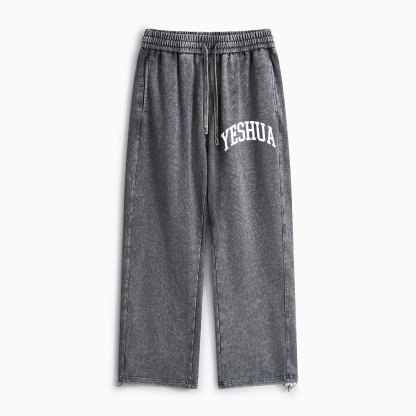 YESHUA Christian Washed Sweatpants