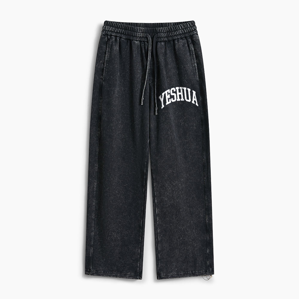 YESHUA Christian Washed Sweatpants