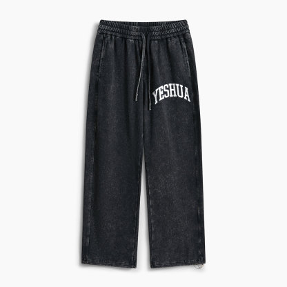 YESHUA Christian Washed Sweatpants