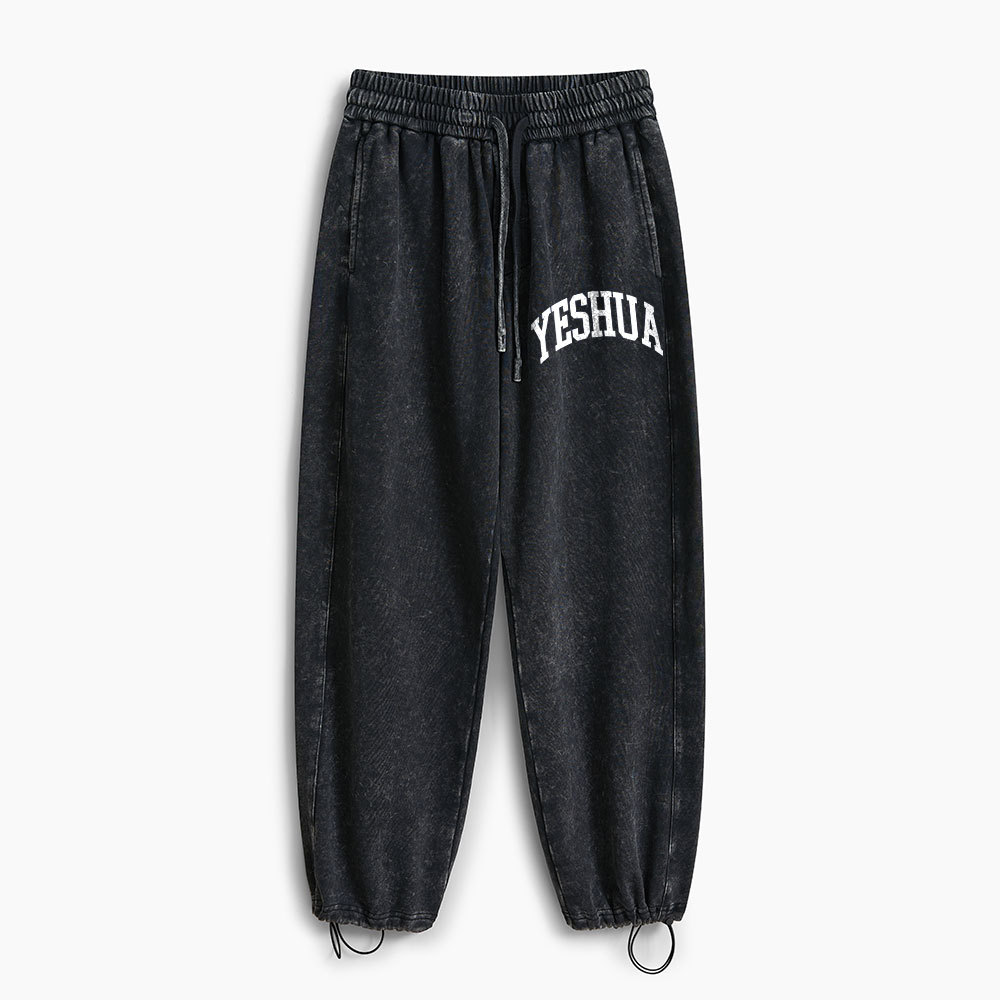 YESHUA Christian Washed Sweatpants