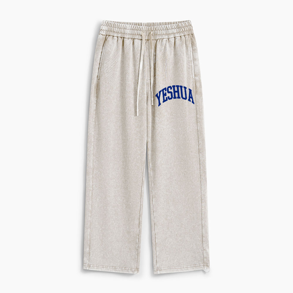 YESHUA Christian Washed Sweatpants