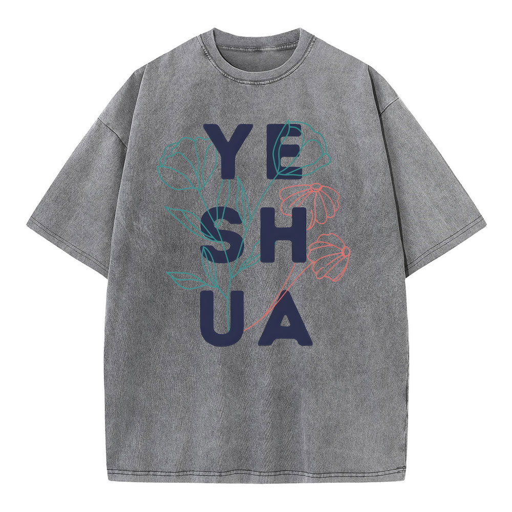 YESHUA Christian Washed T-Shirt