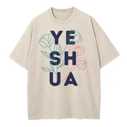 YESHUA Christian Washed T-Shirt