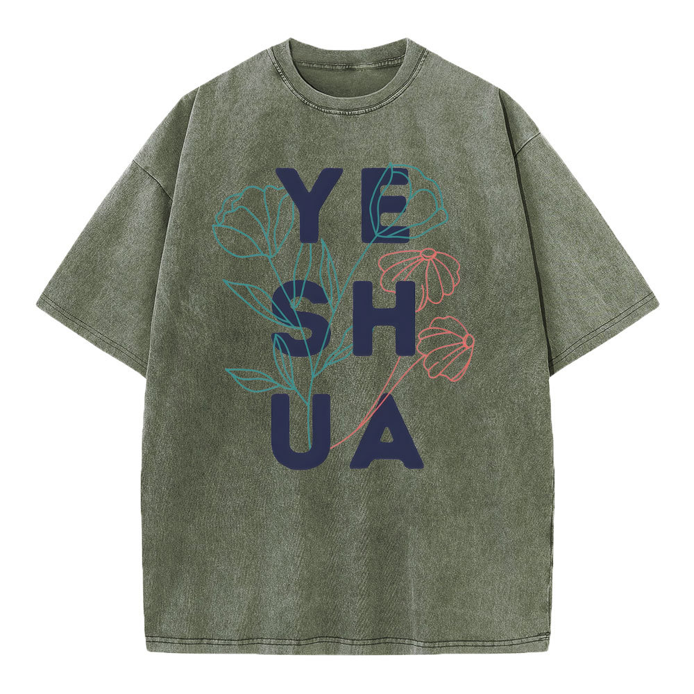 YESHUA Christian Washed T-Shirt