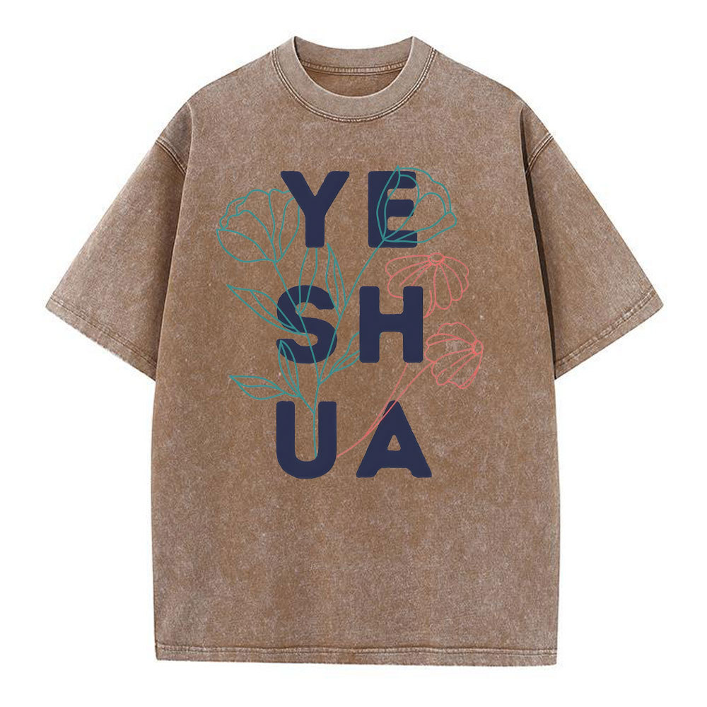 YESHUA Christian Washed T-Shirt