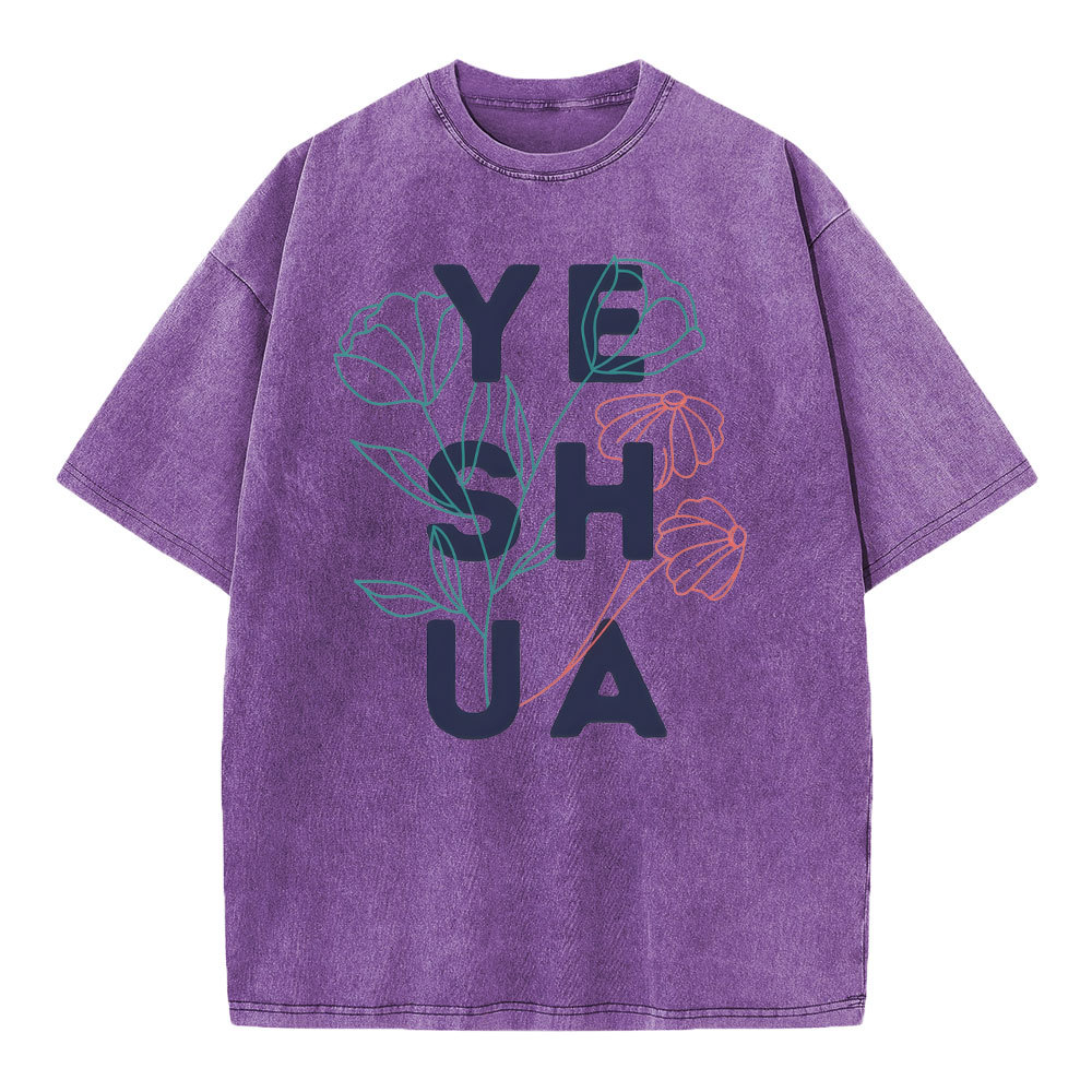 YESHUA Christian Washed T-Shirt