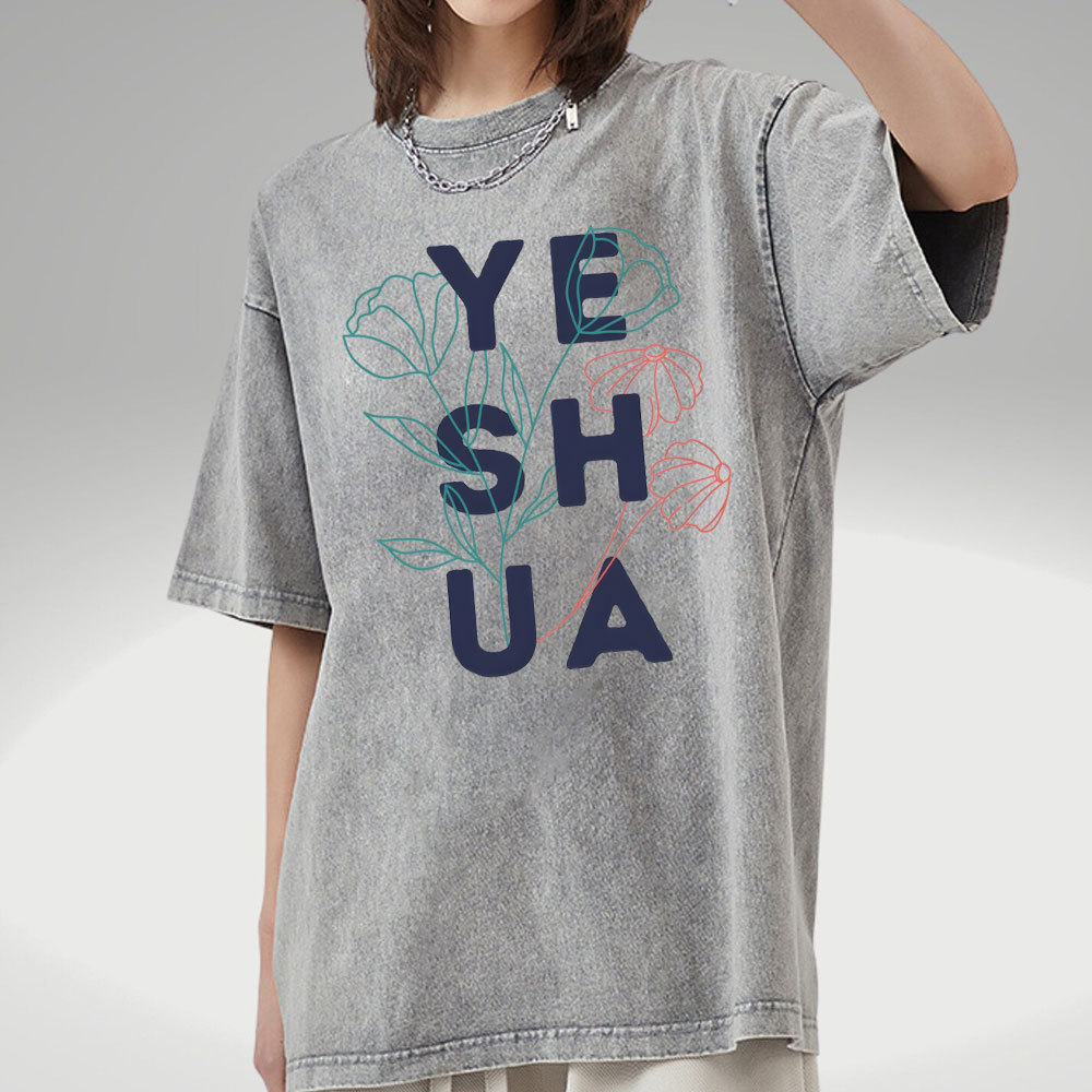 YESHUA Christian Washed T-Shirt