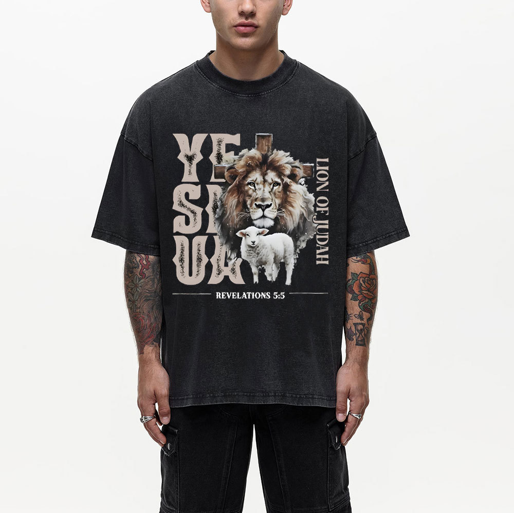 YESHUA Christian Washed T-Shirt