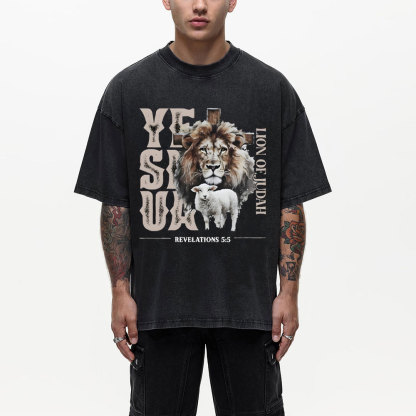 YESHUA Christian Washed T-Shirt