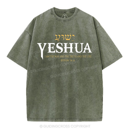 YESHUA Christian Washed T-Shirt