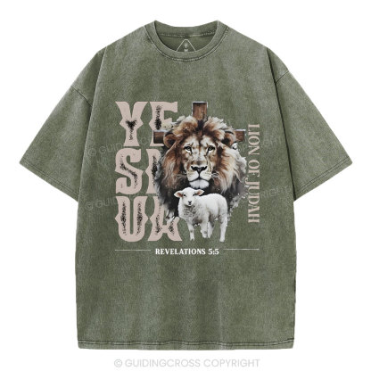 YESHUA Christian Washed T-Shirt