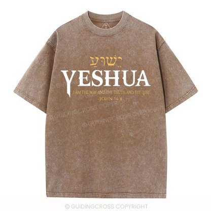 YESHUA Christian Washed T-Shirt