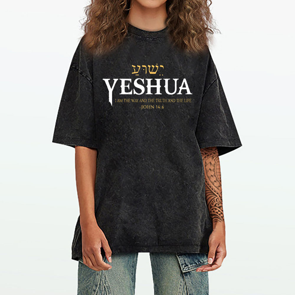 YESHUA Christian Washed T-Shirt