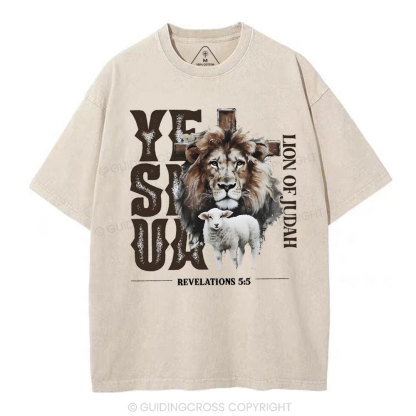 YESHUA Christian Washed T-Shirt