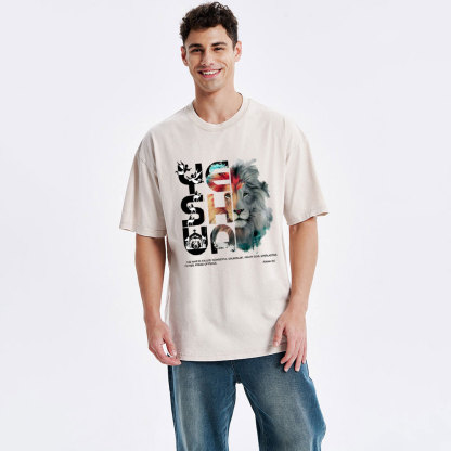 YESHUA He Name Is Called Wonderful Counselor Christian Washed T-Shrit