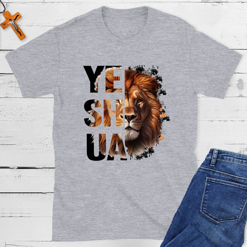 YESHUA With Lion Christian T-Shirt