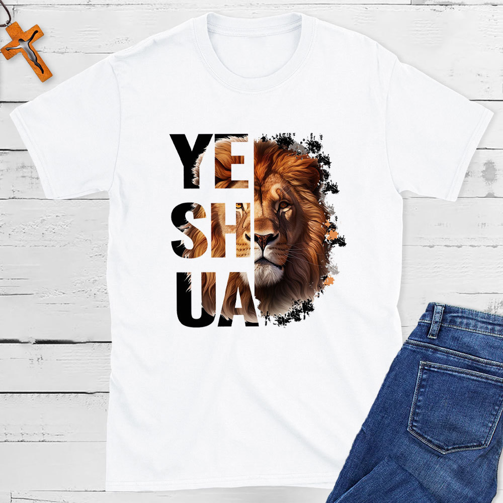 YESHUA With Lion Christian T-Shirt