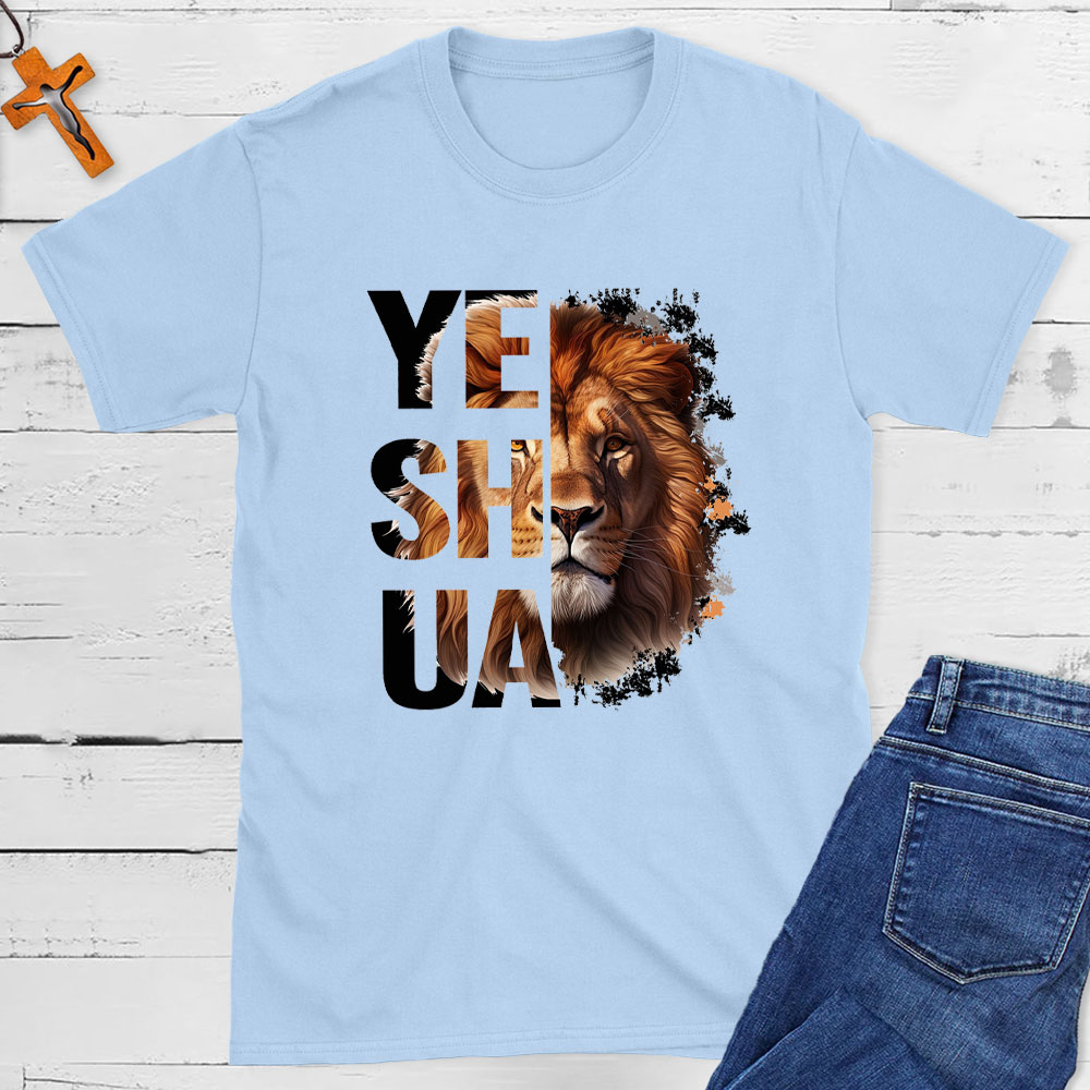 YESHUA With Lion Christian T-Shirt