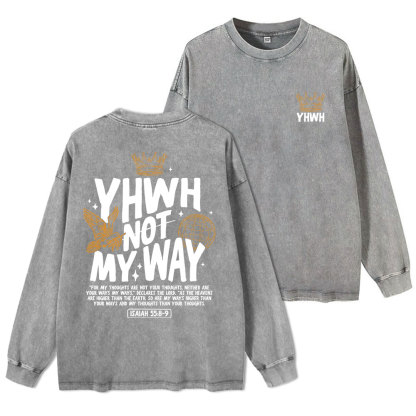 YHWH Washed Long Sleeve T-Shirt