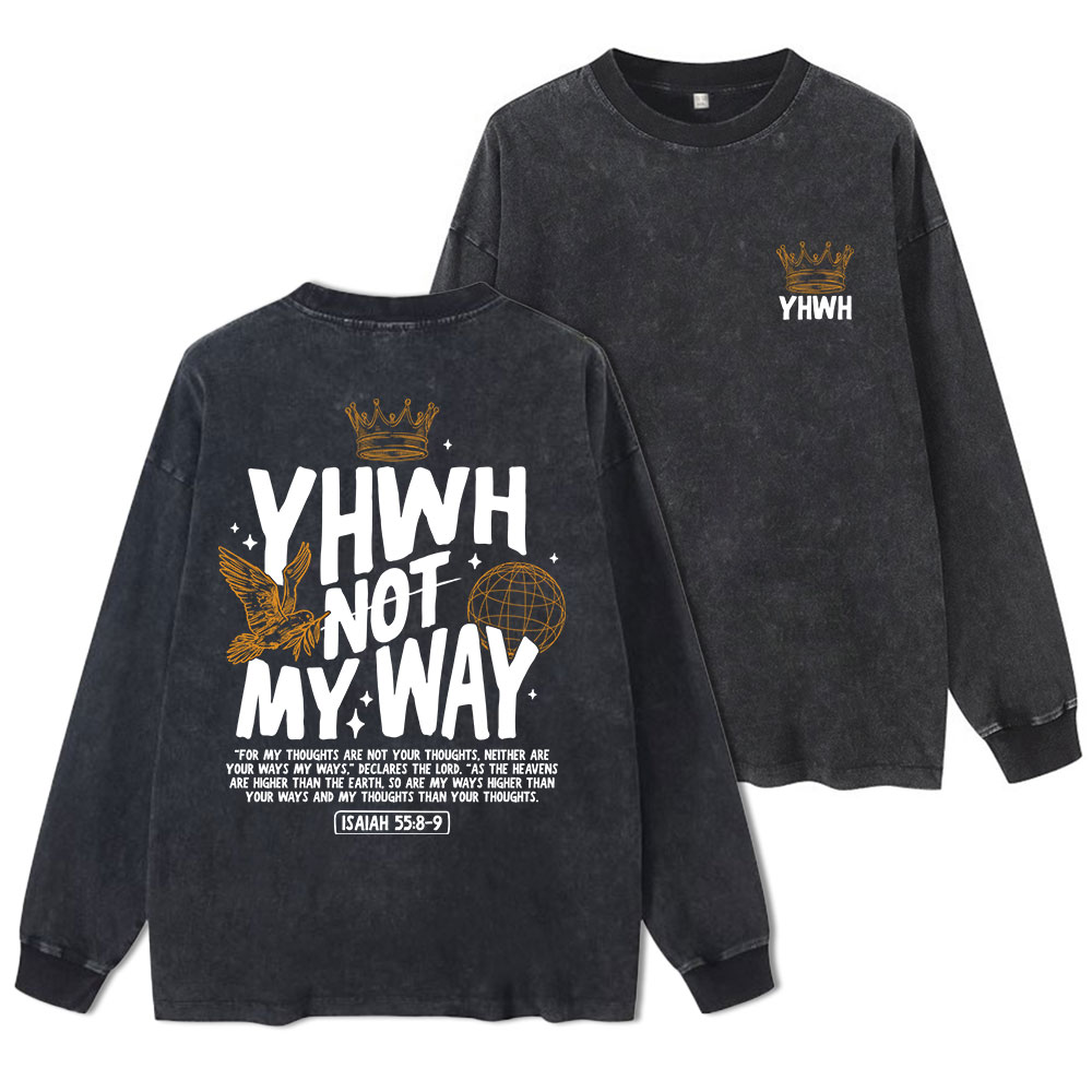 YHWH Washed Long Sleeve T-Shirt